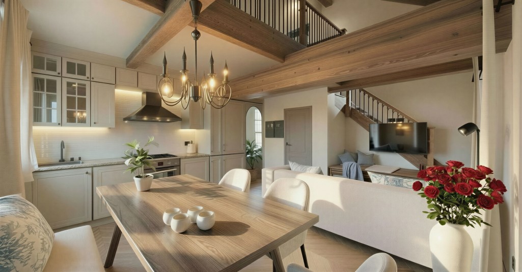 Wohnbereich im Premium Appartement im Urlaub am Bauernhof Schladming-Dachstein &copy; Kotrasch