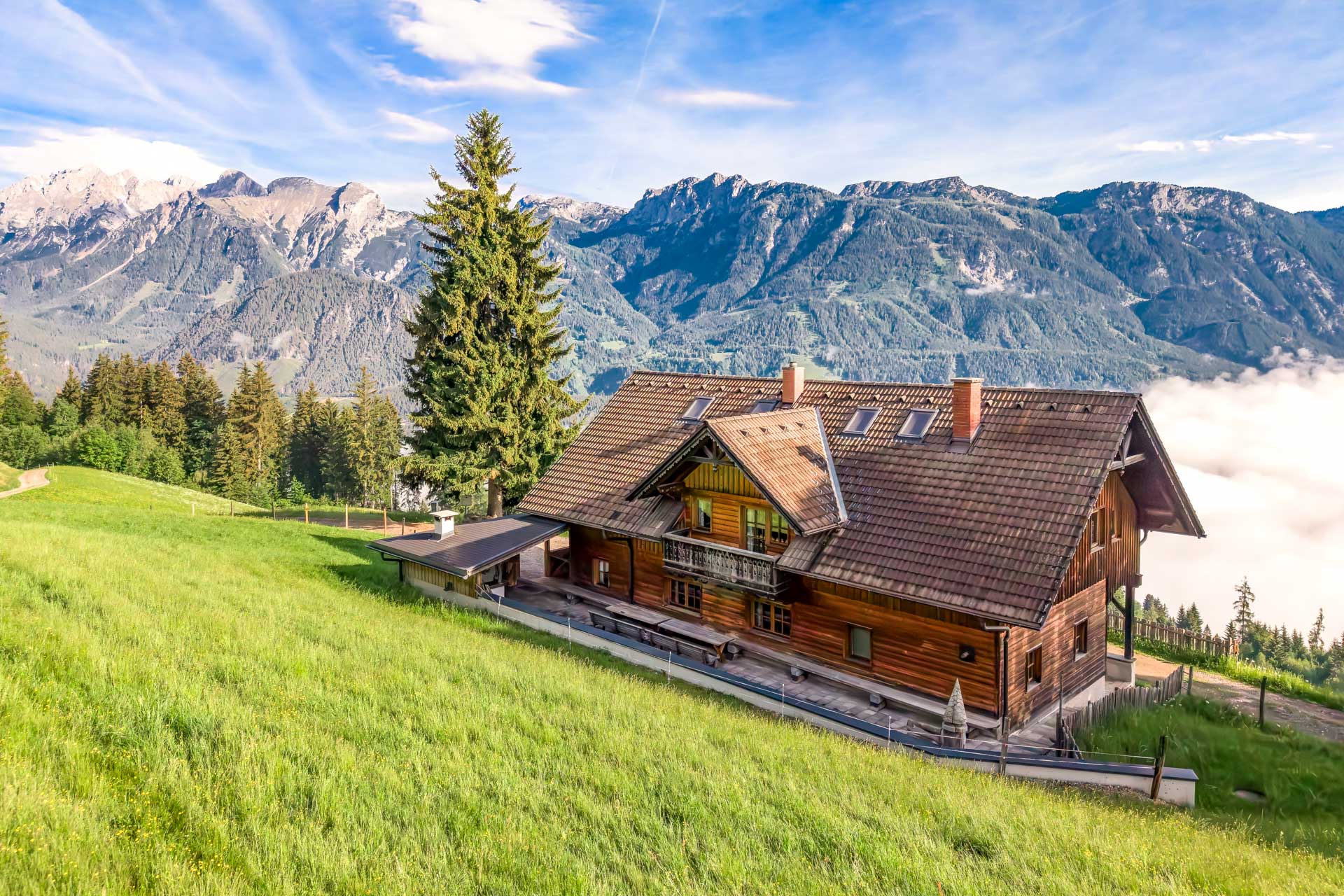 Hüttenurlaub auf der Scharlinger Alm am Hauser Kaibling